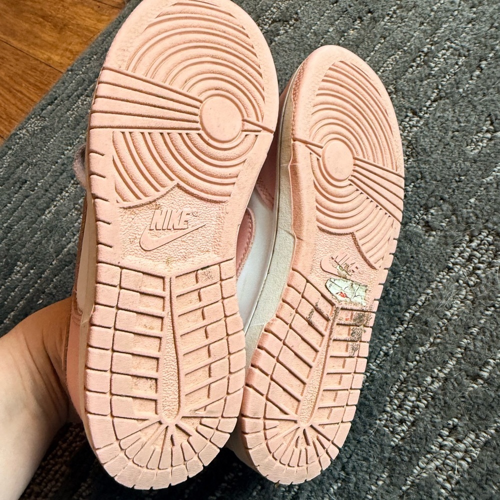 Nike Kids Pink and White Sneakers - Picture 5 of 5
